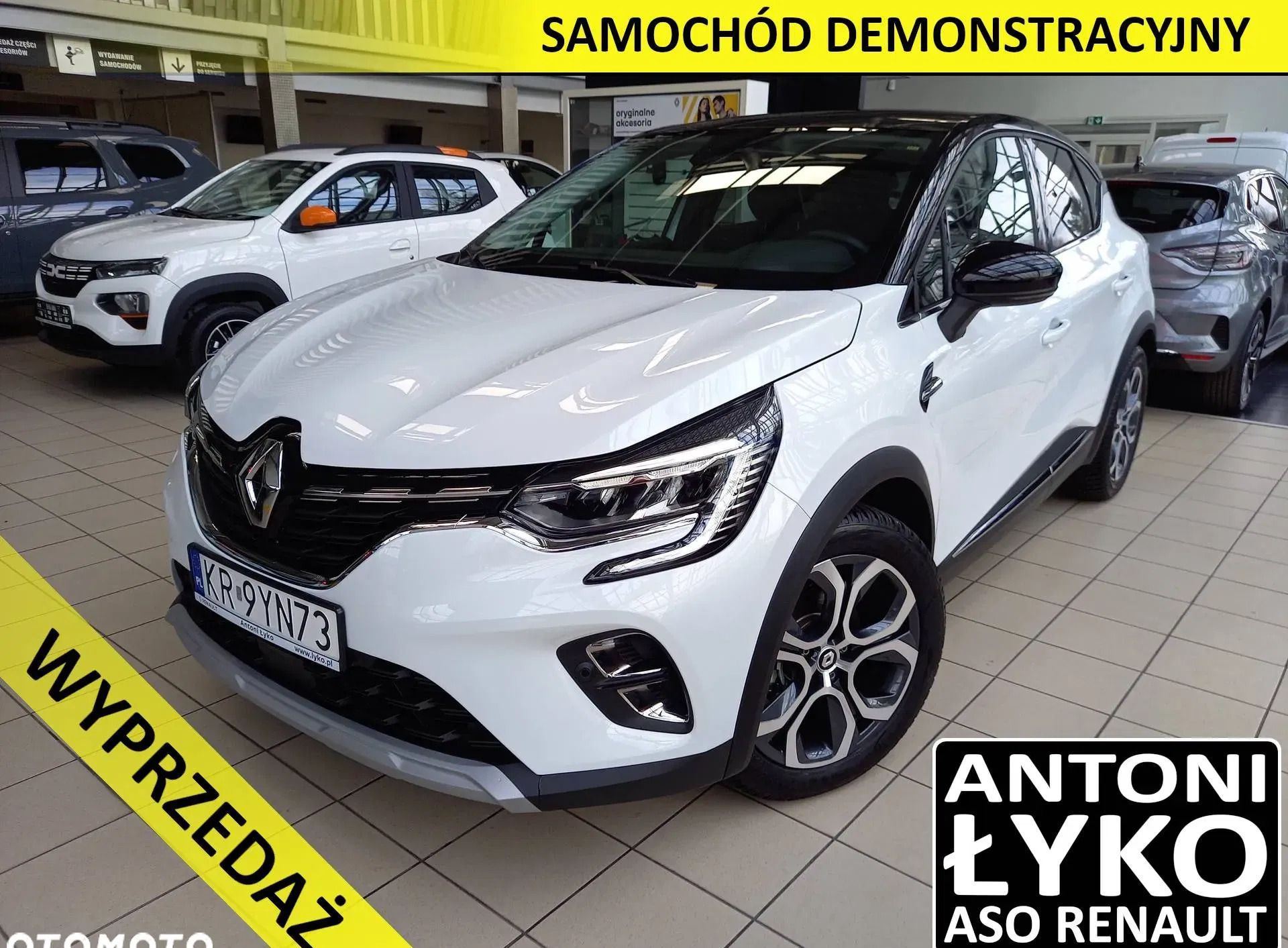 samochody osobowe Renault Captur cena 116000 przebieg: 2617, rok produkcji 2022 z Bisztynek